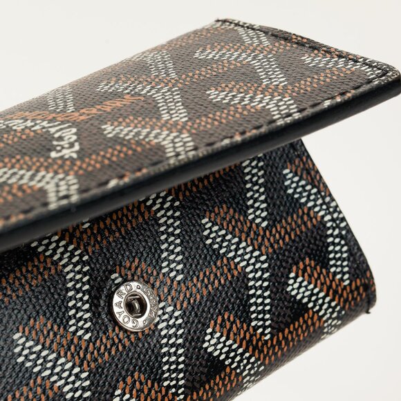 Goyard Saint-Michel Black Goyardine 6 Key Ring - Picture 6 of 8